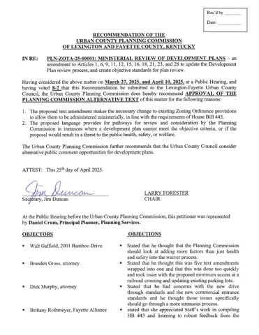 Final Report Packet HB 443 ZOTA