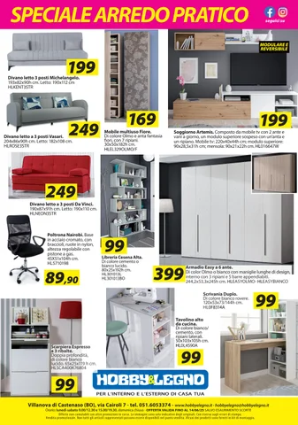 pubblicitaria 家具目录 · HOBBY&LEGNO VOLANTINO 家具 GIUGNO 2025