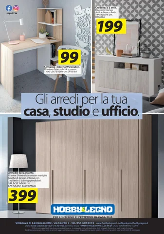 pubblicitaria 家具目录 · HOBBY&LEGNO VOLANTINO 家具 MAGGIO 2024