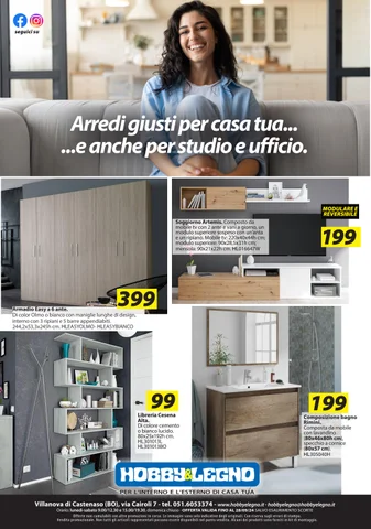 pubblicitaria 家具目录 · HOBBY&LEGNO VOLANTINO 家具 SETTEMBRE 2024