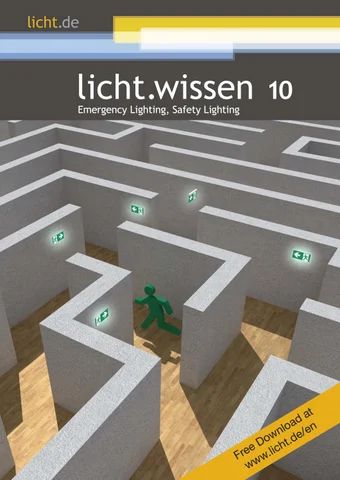 licht.de 灯饰目录 · licht.wissen 编号 10 "Emergency 灯饰 , Safety 灯饰 “