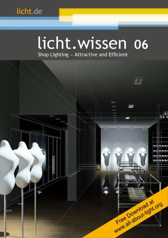 licht.wissen 编号 06 "Shop 灯饰 - Attractive and Efficient"