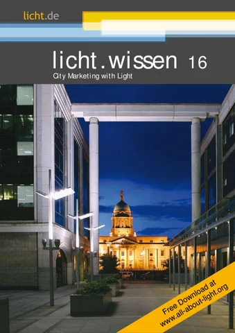 licht.wissen 编号 16 "City Marketing with 灯饰 "