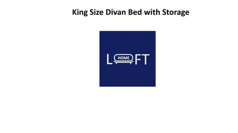 King Size Divan 床 with 收纳 | Estelle Chesterfield Divan 床 | Loft 家居