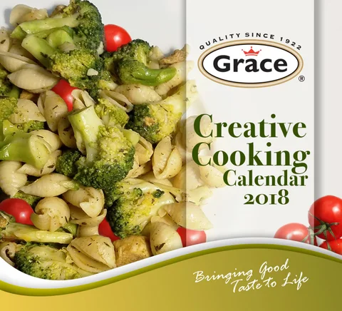 Grace Creative Cooking Calendar 2018
