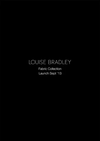 Louise Bradley 布艺 家具产品集 Launch Sept 13 HighRes