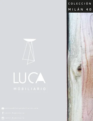 LUCA Mobiliario 家具目录 · Catalogo