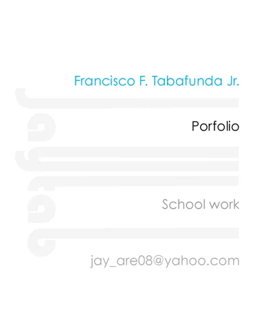 class portfolio