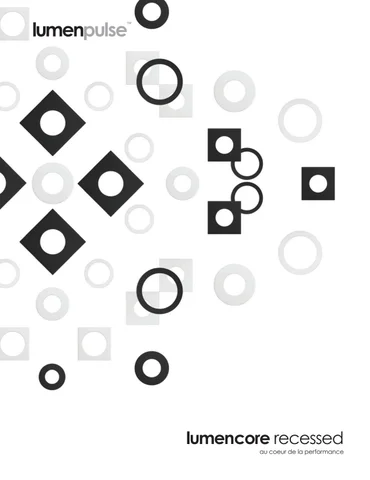 lumenpulse 灯饰目录 · NA - Lumencore Recessed 法文