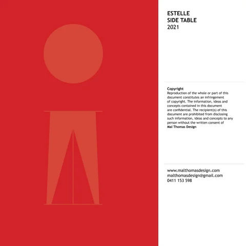 malthomasdesign 家具目录 · Estelle 边几