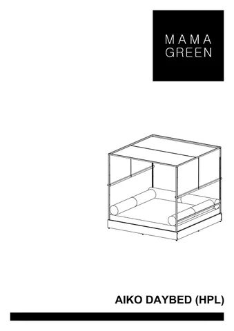 ASSEMBLY INSTRUCTION 定制 AIKO DAYBED LARGE HPL