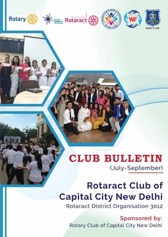 Quarterly Club bulletin of Rotaract Club of Capital City New Delhi, 册 - 1