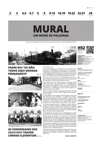 Boletim informativo da Junta 德文 Freguesia 德文 S. Cristóvão do Muro - Ed.2