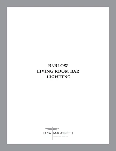 B.M 客厅 BAR 灯饰 型录