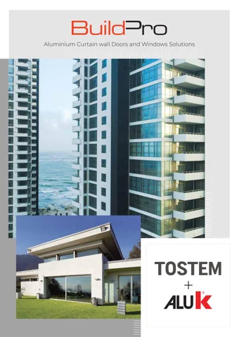 TOSTEM + AluK - Aluminium 窗帘 wall Doors and Windows Solutions