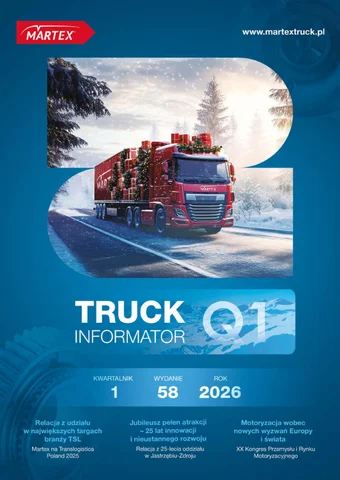 Truck Informator Martex - Kwartalnik 编号 .4. (58) styczeń-marzec 2026
