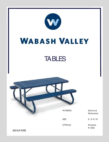 Wabash valley tables