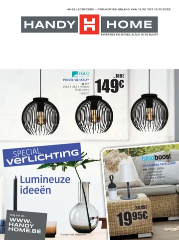 MENO 灯饰目录 · Folder HandyHome special 照明 2023