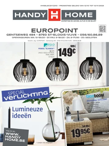 MENO 灯饰目录 · Folder special 照明 Europoint 2023