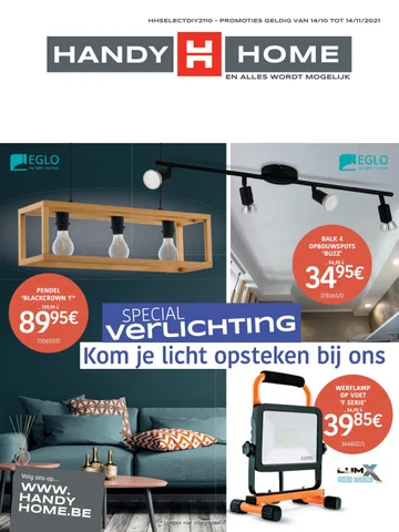 MENO 灯饰目录 · Folder HandyHome Spécial 照明 DIY NL 2021