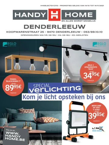 MENO 灯饰目录 · Folder Special 照明 Denderleeuw 2021