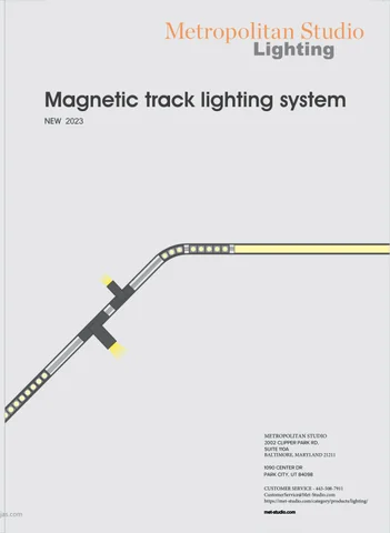 Metropolitan Studio 灯饰目录 · MAGNETIC 轨道灯