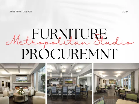 Metropolitan Studio 家具目录 · 家具 Procurement