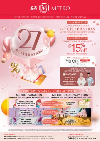 Metro Causeway Point 27th Celebration FA