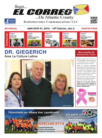 Llego El Correo AC 13a. Edición Año 2