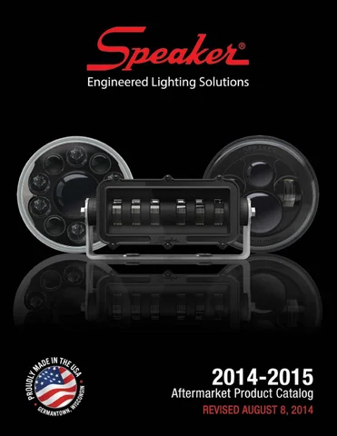 J W Speaker aftermarket 灯饰目录 2015