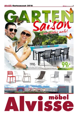 家具 alvisse garten 2 Prospekt April 2016