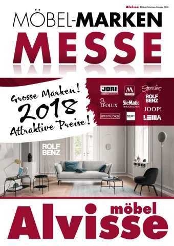 家具 Alvisse Markenprospekt 2018