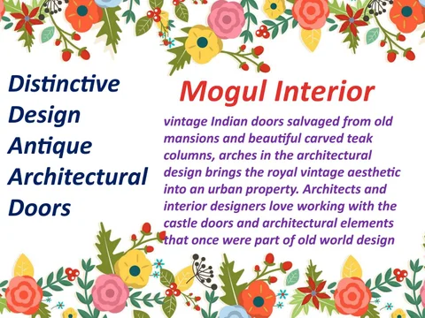 Distinctive Design Antique 建筑 Doors