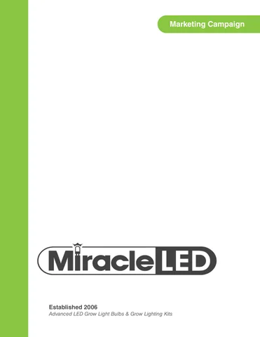 mollykozy 灯饰目录 · Miracle LED Marketing Campaign 小册