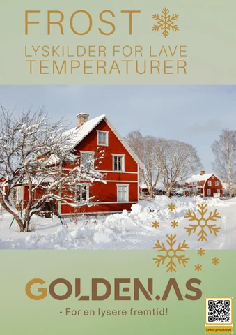 FROST LYS for VINTERklima AIRAM fra GOLDEN 灯饰