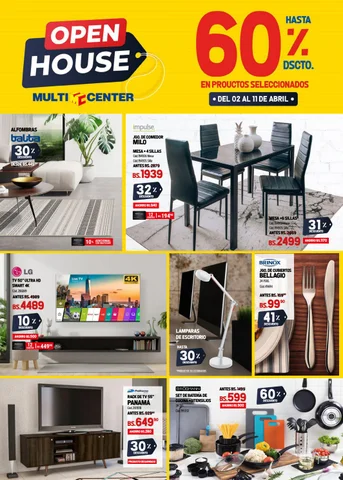 Flyer - Ofertas Open 家居 Multicenter Abril 2021