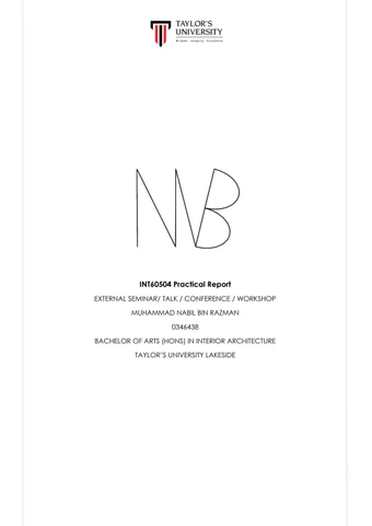 EXTERNAL WEBINAR REPORT