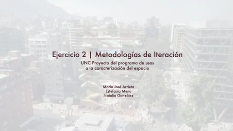 UNC Proyecto del programa 德文 usos a la caracterización del espacio
