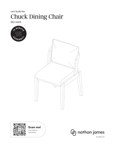 Chuck 餐椅 Instruction Sheet 24310