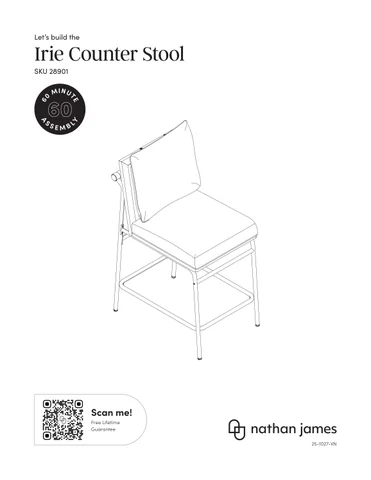 Irie Counter 凳 Instruction Sheet 28901