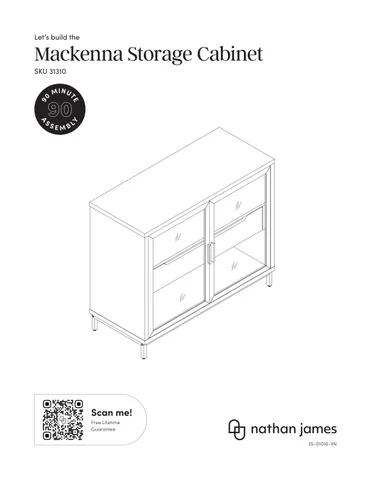 Mackenna 收纳 柜 Instruction Sheet 31310