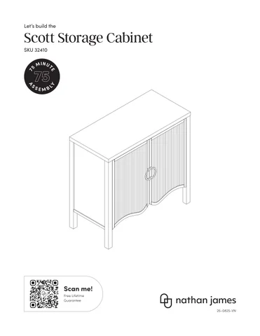 Scott 收纳 柜 Instruction Sheet 32410