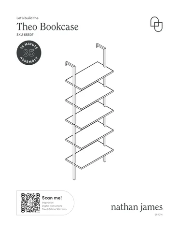 nathanjameshome 家具目录 · Theo 书柜 Instruction Sheet