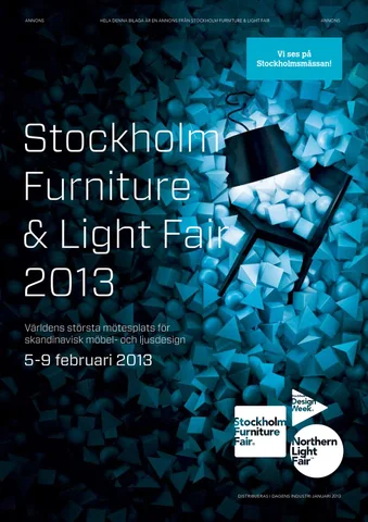 Newsfactory Media Group 家具目录 · Stockholm 家具 × 灯饰 Fair 2013
