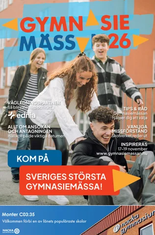 Gymnasiemässan 2026