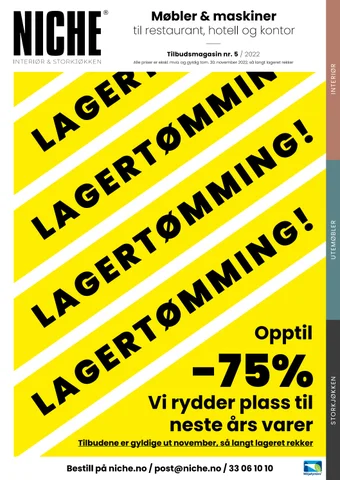 NICHE Lagertømming 编号 5 2022