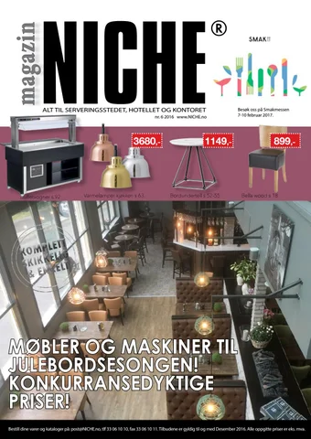 NICHE NORWAY AS 灯饰目录 · NICHE KAMPANJE 编号 . 6