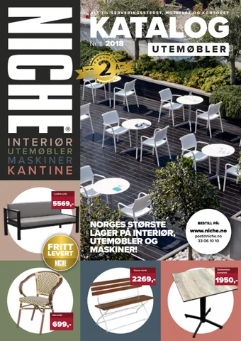 NICHE NORWAY AS 灯饰目录 · NICHE Utemøbelkatalog 2018