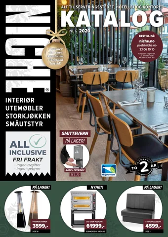 NICHE Julekampanje på interiør, utemøbler og storkjøkken - 2020
