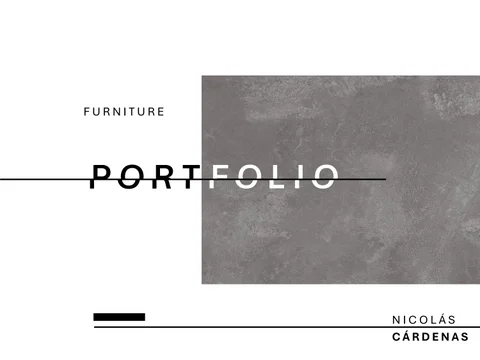 nicolascardenastafur 家具目录 · 家具 PORTFOLIO
